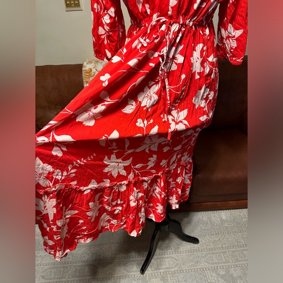 CROFT & BARROW BEAUTIFUL FLORAL PRINT MAXI DRESS SIZE PXXL - Picture 9 of 16